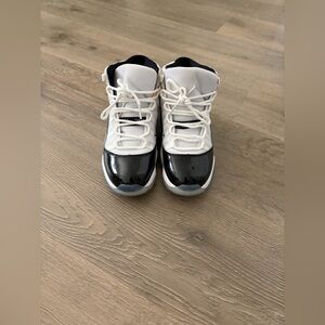 Nike Kids Black and White High-Top Sneakers